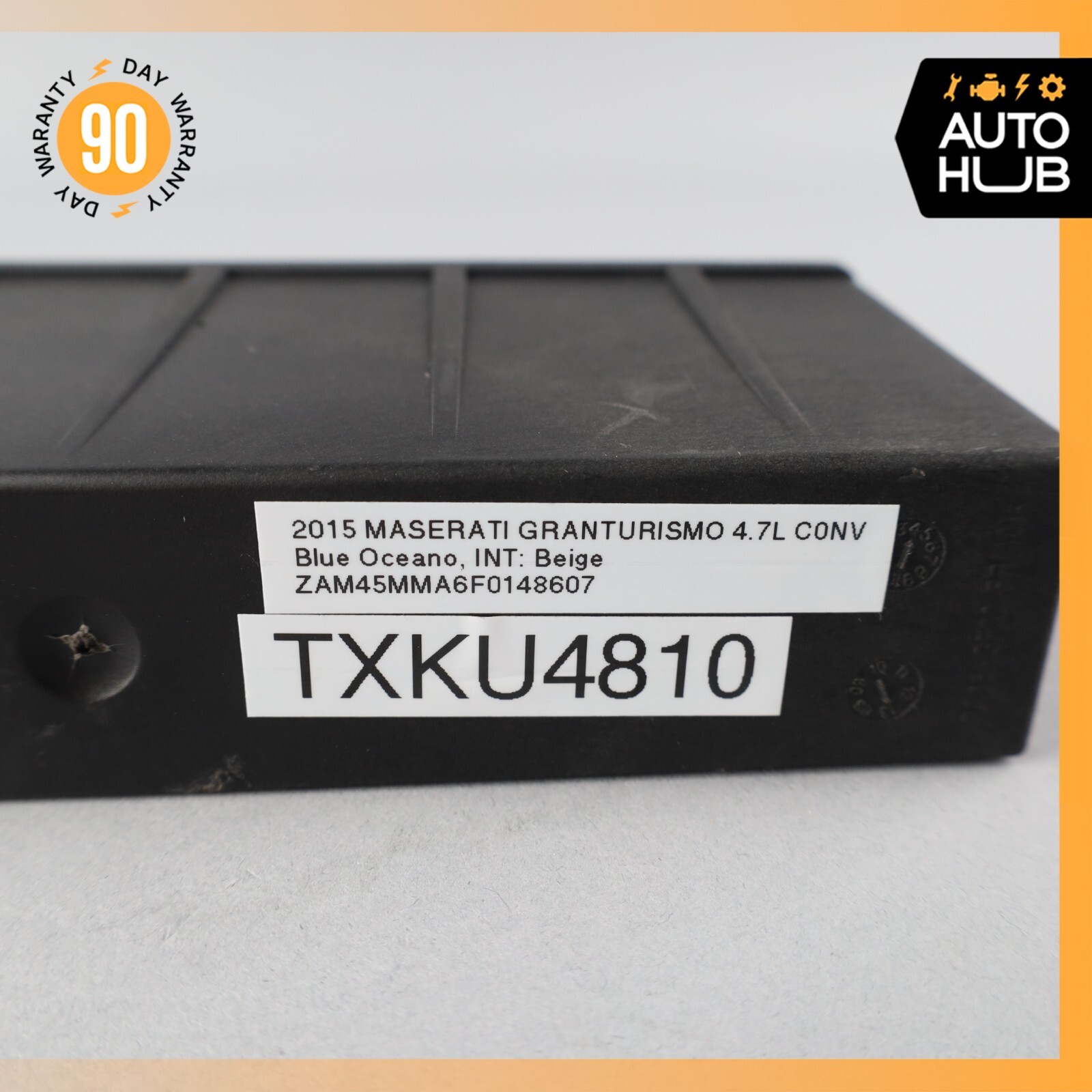 10-19 Maserati GranTurismo M145 Convertible Roof Top Control Module OEM 17k
