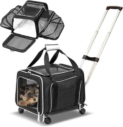 Pet Carrier | RUFF LIFE 101 Airline Approved Expandable Premiumr on Wheels - Picture 1 of 12
