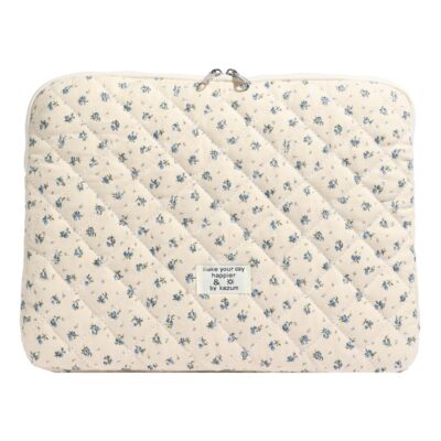 Cute Laptop Sleeve 13-15 Inch Laptop Accessories Aesthetic Quilted Computer B...