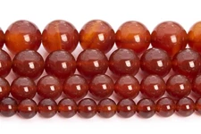 Natural Red Carnelian Grade AAA Round Loose Bead 4/6/8/9-10/11-12/15-16MM
