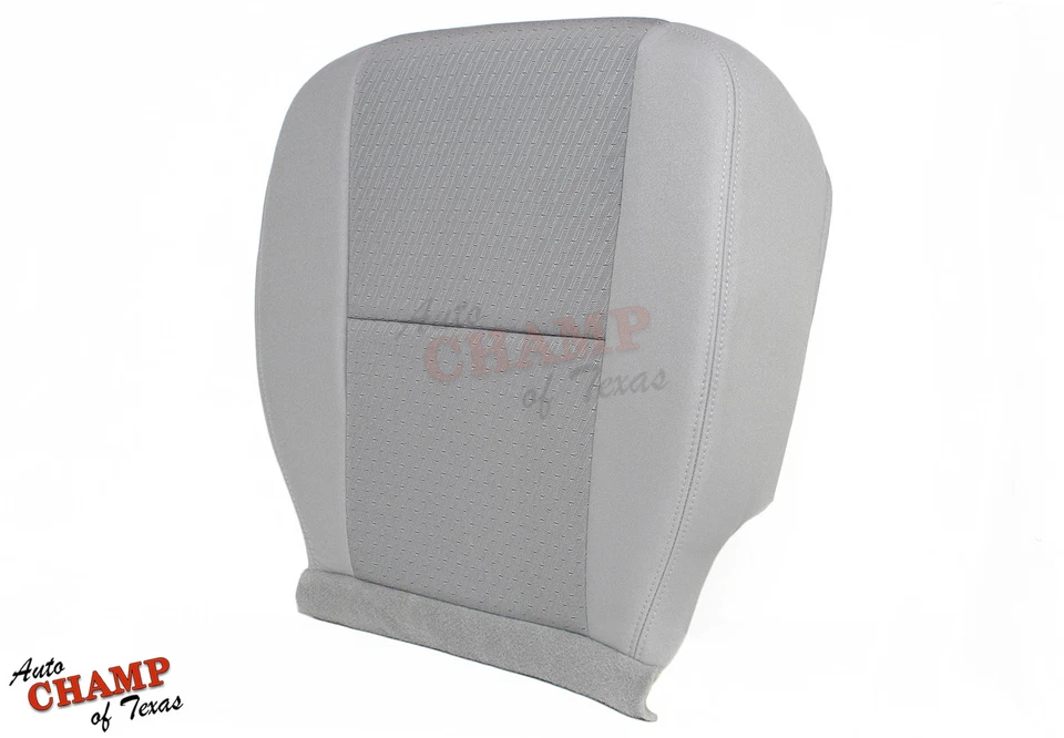 07-14 Chevy Silverado 1500 2500 3500 -Driver Side Bottom Cloth Seat Cover Gray - Image 4 of 4