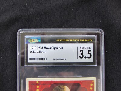 mikes tobacco 3 1910 ATC Champions - Tobacco T218 Mike Sullivan Mecca Back for sale online
