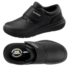 FitVille Men's Diabetic Shoes Leather Extra Wide Walking Shoes Casual Oxford