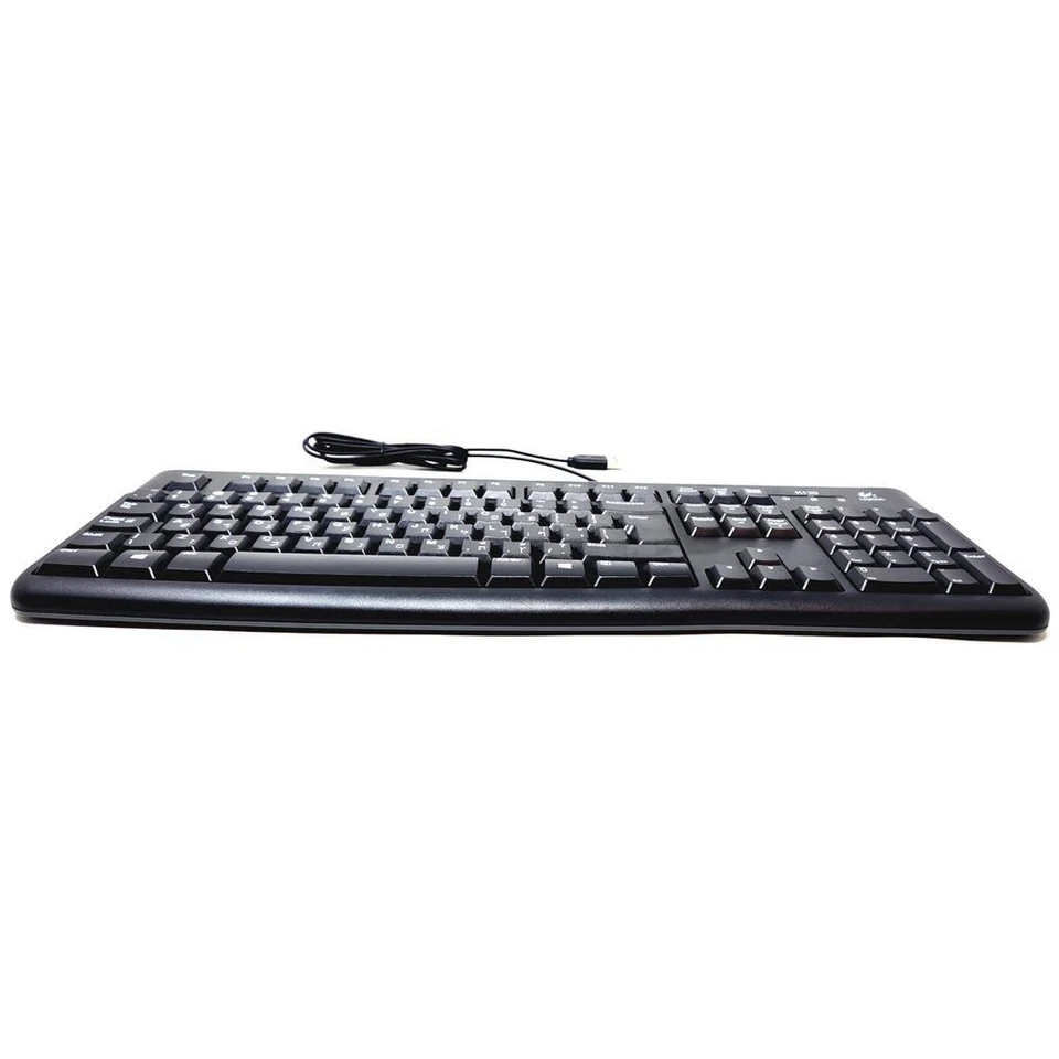 Logitech K120 Keyboard Wired USB Hebrew QWERTY Black 920-002494 - Image 2 of 3