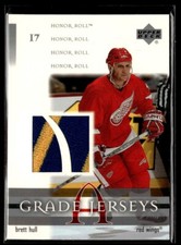 2002-03 Upper Deck Grade Jerseys Honor Roll Brett Hull /225 #J-BH