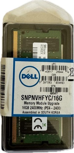 Dell 16GB PC4-19200 DDR4-2400MHz ECCSNPNVHFYC/16G Unbuffered CL17 260-Pin SoDim