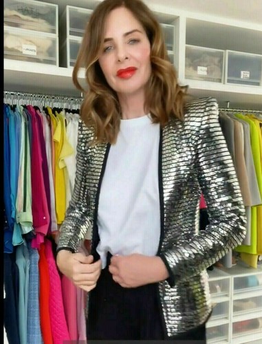 ZARA TRINNY SILVER TRIANGLE METALLIC 
