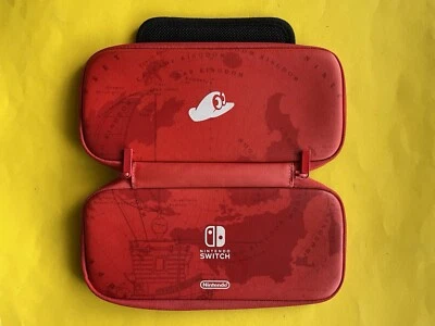 TRAVEL CASE DeLuxe BOX Nintendo SWITCH OLED Lite Mario Odyssey SPIEL Konsole OVP - Bild 1 von 3
