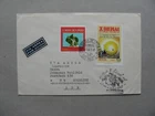 BRAZIL / BRASIL, cover FDC to Germany DDR 1969, Biennale S. Paulo, art ao sunset