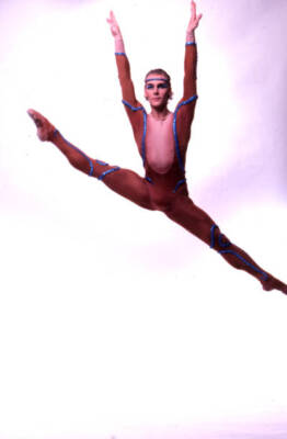 American Ballet Theatre dancer Johan Renvall performs NY 1982 Old Photo ...