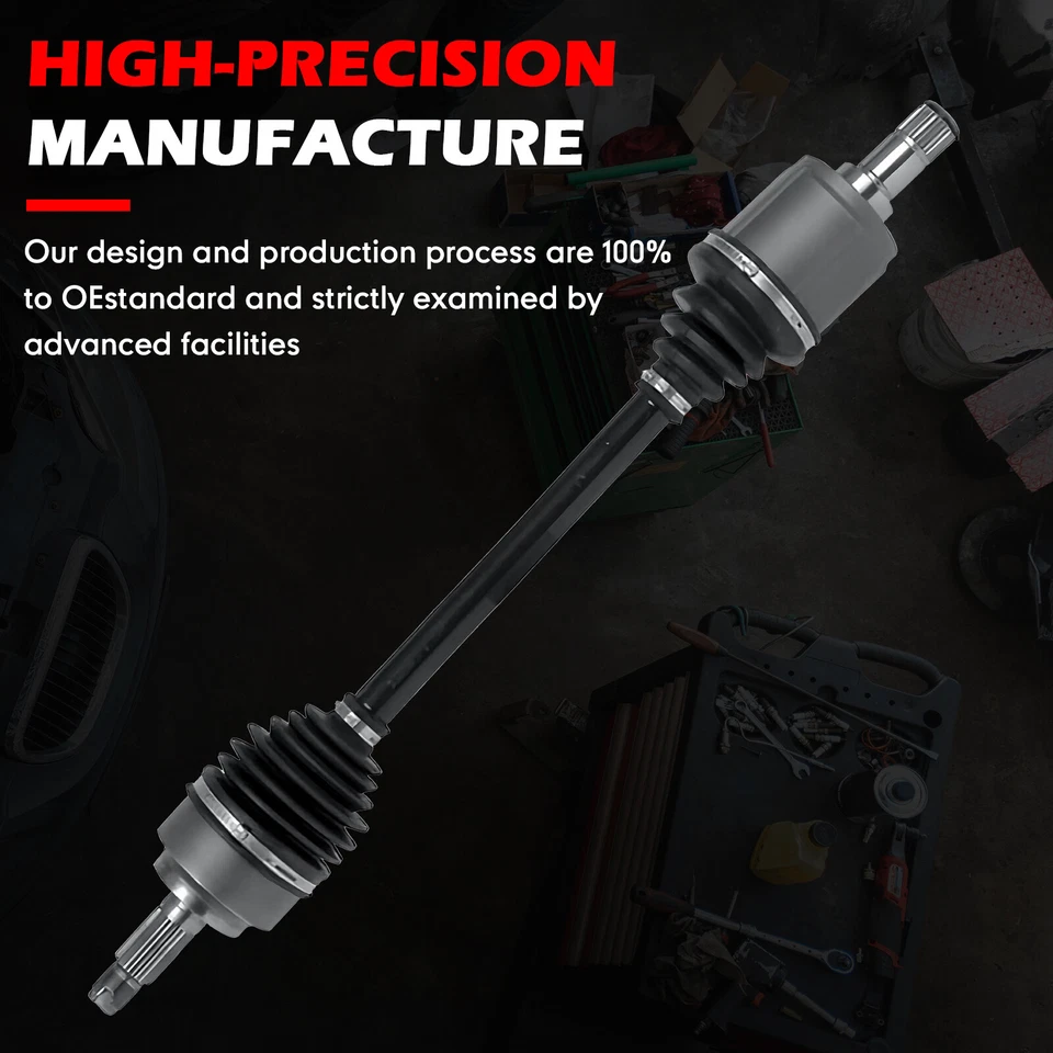 Par de ejes delanteros CV para Honda Accord 2003-2005 2006 2007 2,4 L transmisión automática Foto 4 de 4