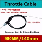 <!--F#f_0-->980/140 Motorbike ACCELERATOR Throttle Cable Motorcycle Dirt Bike 250cc 200cc<!--F/-->