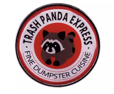Trash Panda Kawaii Metall Pin Anstecker