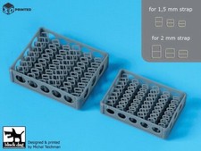 Black Dog 1/16 120mm Buckles Tri-Glide Slides (96 pc, for 1.5-2mm straps) M16002