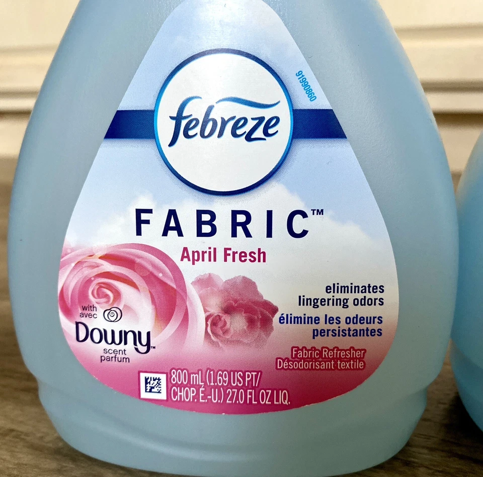 NUEVO Lote de 3 Refrescantes de Tela Febreze Downy April Fresh 27 OZ ea *embalaje antiguo* Foto 2 de 4