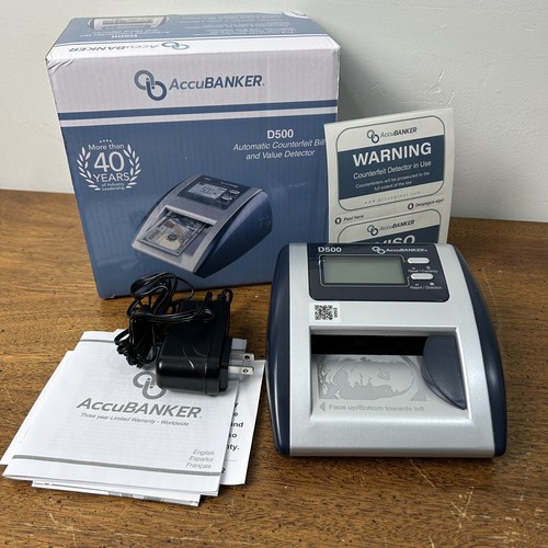 Accubanker D500 Digital Counterfeit and Value Detector 524883098331 eBay