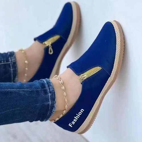 Scarpe donna basse mocassini slip on donna casual comode sneakers décolleté flatform- - Foto 17 di 29