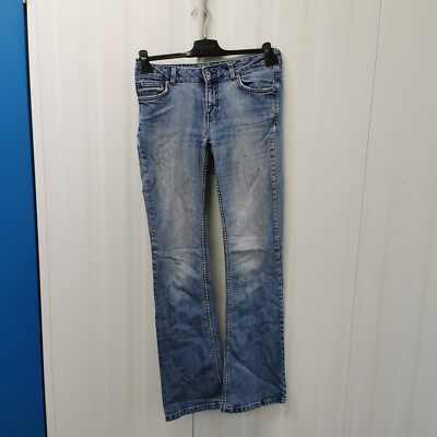 Zara Basic Damen Jeans Blau Baumwolle Size 36 NW003