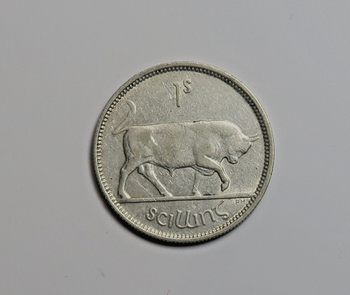 IRELAND: IRISH SILVER SHILLING 1942. FREE SHIPPING