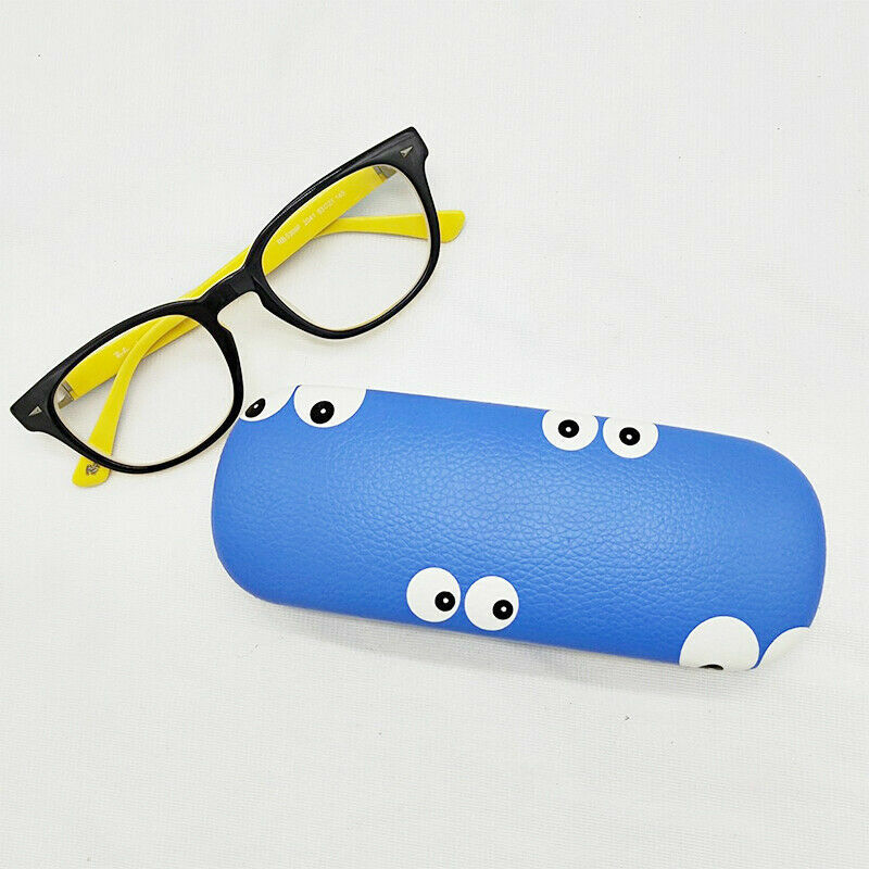 Portable Eyeglasses Sunglasses Hard Case Reading Glasses Clam Shell