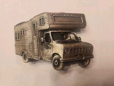 Truck RV Camper 1979 Bergamot Brass Works C-210 vintage Belt Buckle