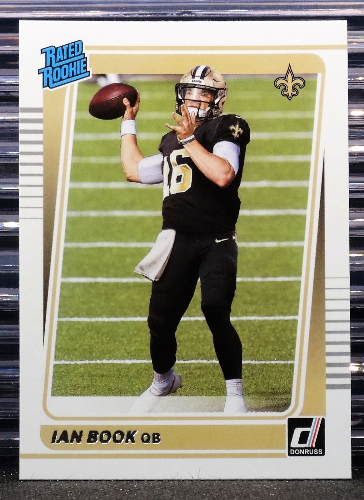 Ian Book 2021 Donruss #269 RC Rated Rookie Football Card Saints Notre Dame