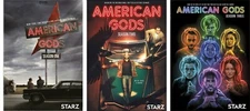 American Gods Starz TV Series The Complete Seasons 1 2 3(1-3 DVD Bundle Sets)NEW