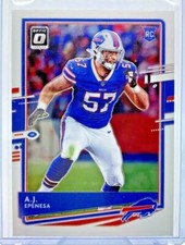 2020 Panini Donruss Optic A.J. Epenesa #112 RC Rookie Buffalo Bills