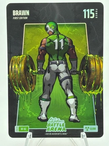 2026 Bo Jackson Battle Arena Brawn (Aj Brown) Glow Battlefoil #BF-92