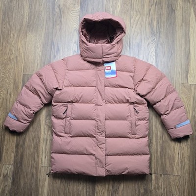 Helly Hansen Womens Aspire Puffy Parka XL Puffer Jacket Cedarwood Insulated 