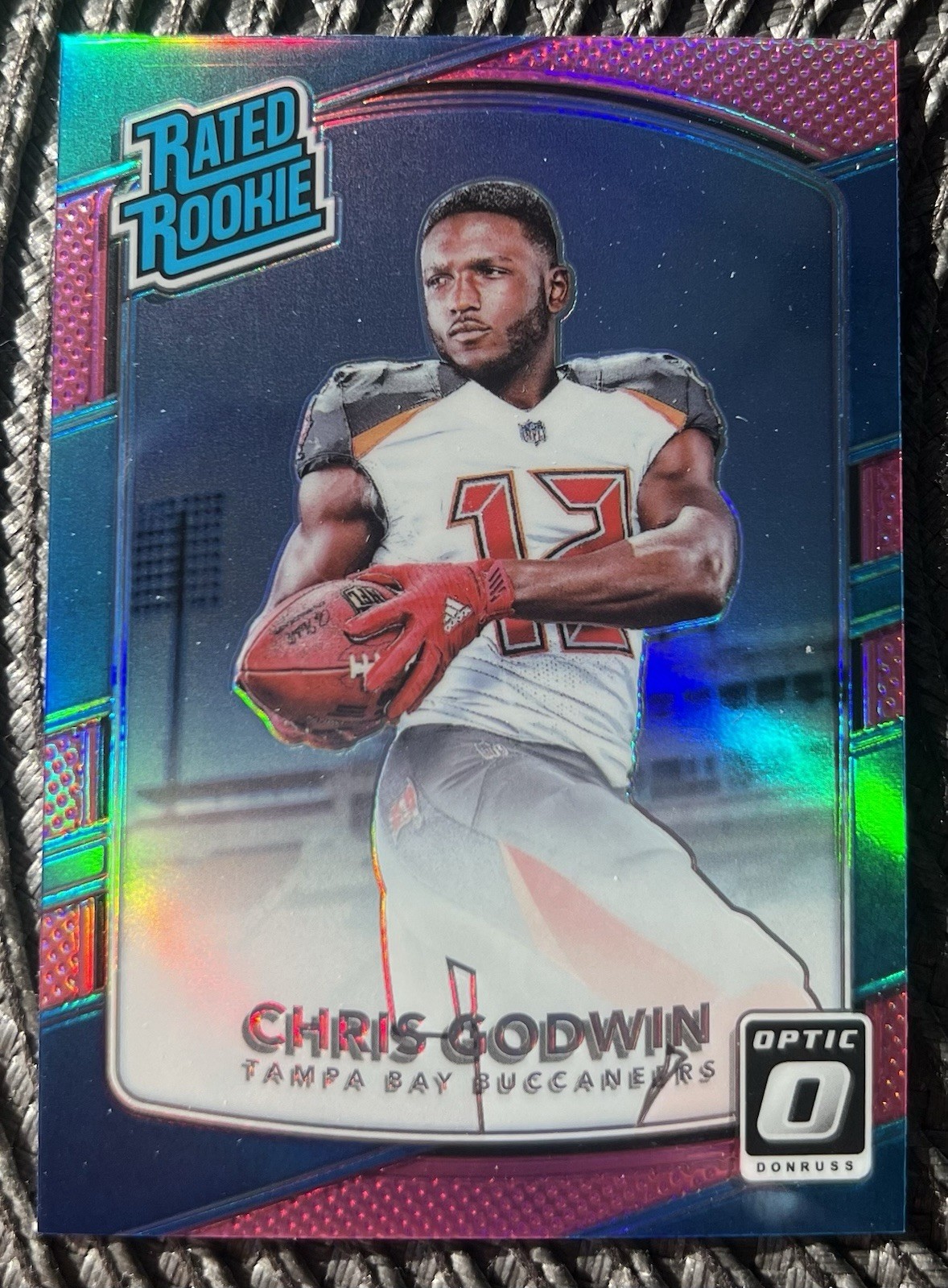 2017 Donruss Optic - Rated Rookie Chris Godwin #155 Pink Prizm (RC) Bucs
