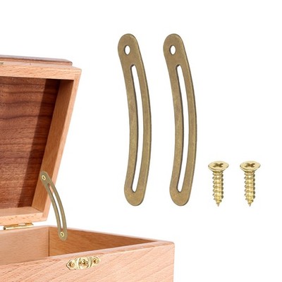 2 Stück Deckelstützen, 1,9'' Messing Scharniere für Schrank, Bronzeoptik