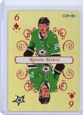 2025-26 O-Pee-Chee Roope Hintz 6 Diamonds Playing Card - Dallas Stars
