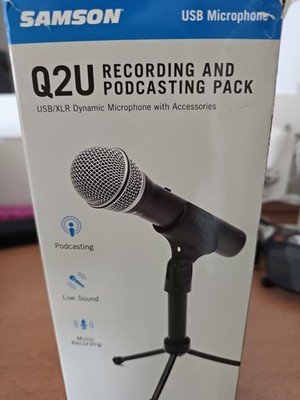 Streaming/Podcast Microphone Samson Q9U XLR/USB Dynamic Broadcast