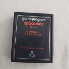 Space War Atari 2600, 1978 Video Game Cartridge TESTED