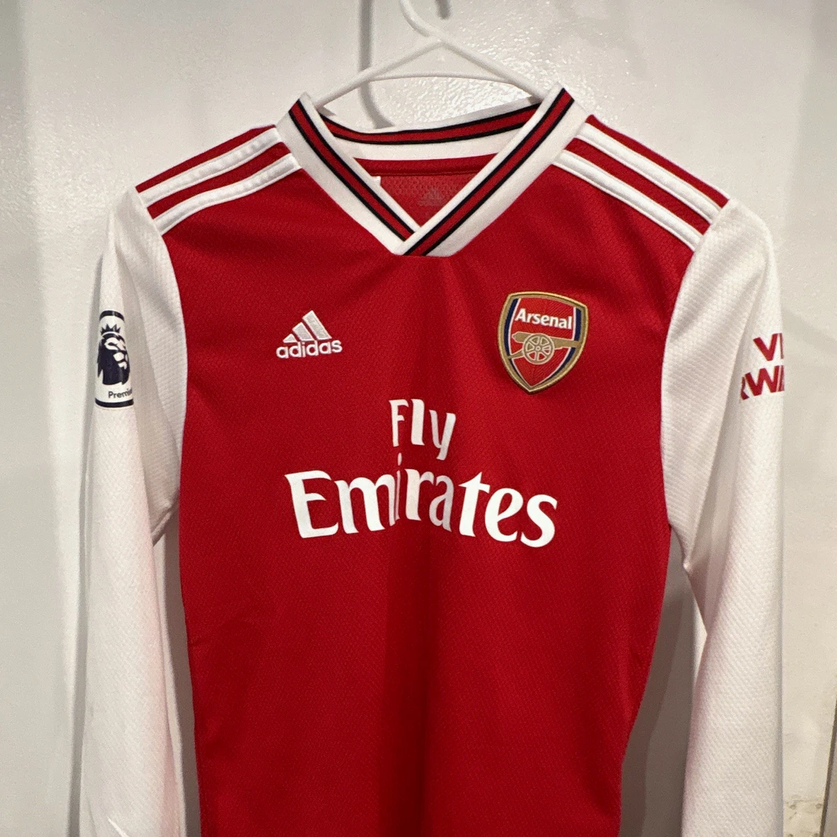 Size M White Arsenal International Club Soccer Fan Apparel and