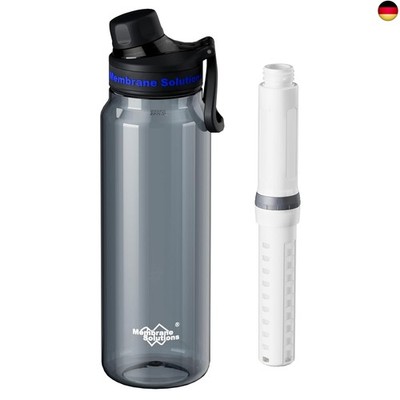 Membrane Solutions Outdoor Wasserfilter Flasche 1000ml(36oz) mit ACF- und