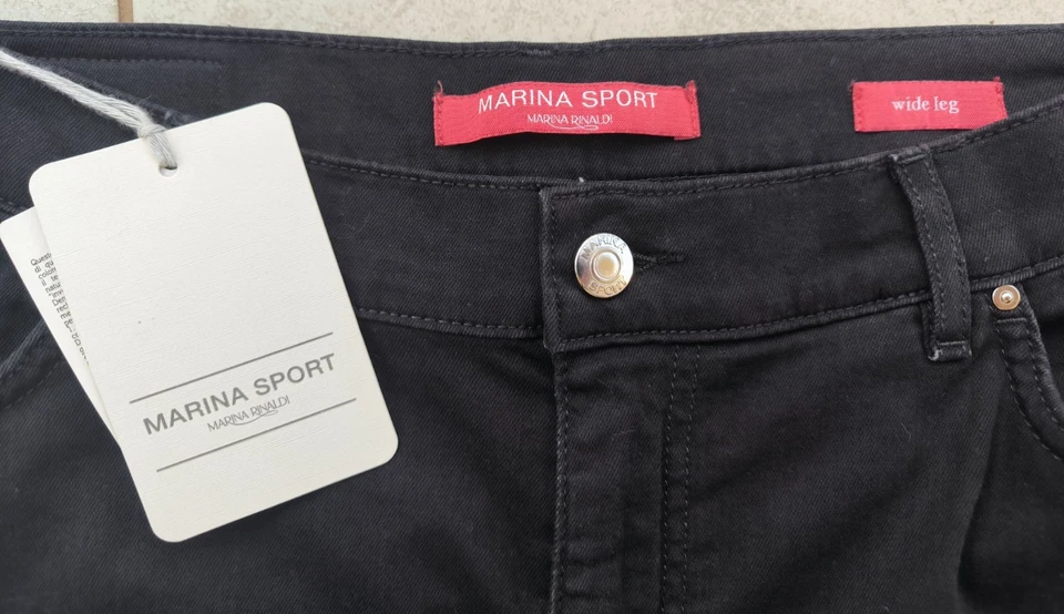 Marina Rinaldi Sport черный широкие джинсы размер 14 новый с Ярлыками - Изображение 3 из 4