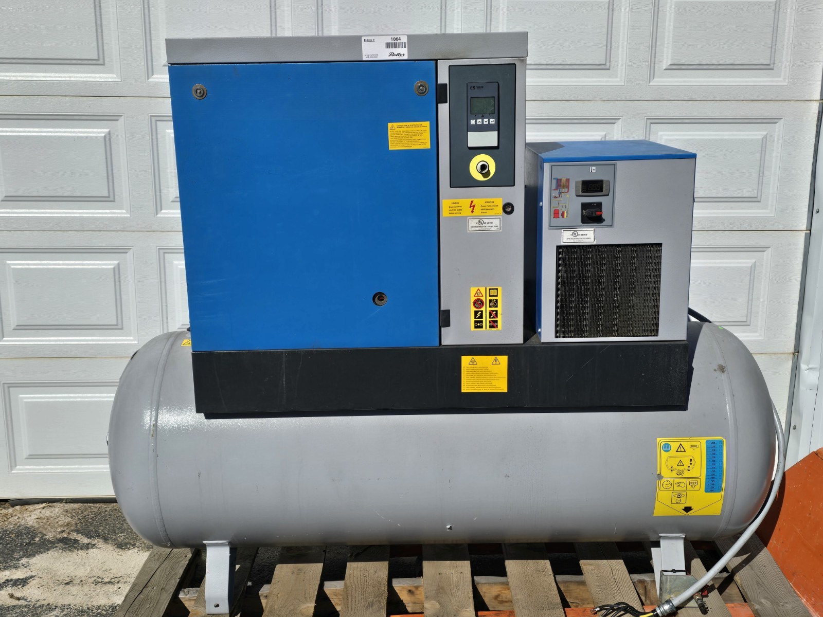 W/ Dryer & 120 Gallon Tank - 230v 3p