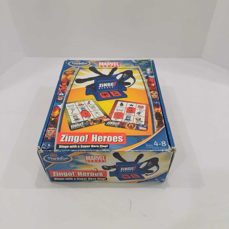 Marvel Zingo! Heroes ThinkFun Bingo Game 2006 - Image 2 of 4
