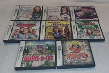 Lot Of 8 Nintendo DS Game Cases + Manuals/inserts Only NO GAMES NO GAMES
