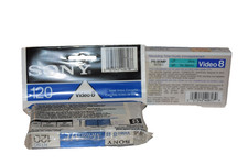 2--Sony Video 8 Cassette sealed Metal MP 1 -90 1 -120