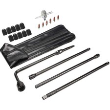 Spare Tire Tool Kit Steel Jack Handle Lug Wrench For Chevrolet Silverado Tahoe Spare Tire Tool Kit Steel Jack Handle Lug Wrench For Chevrolet Silverado Tahoe