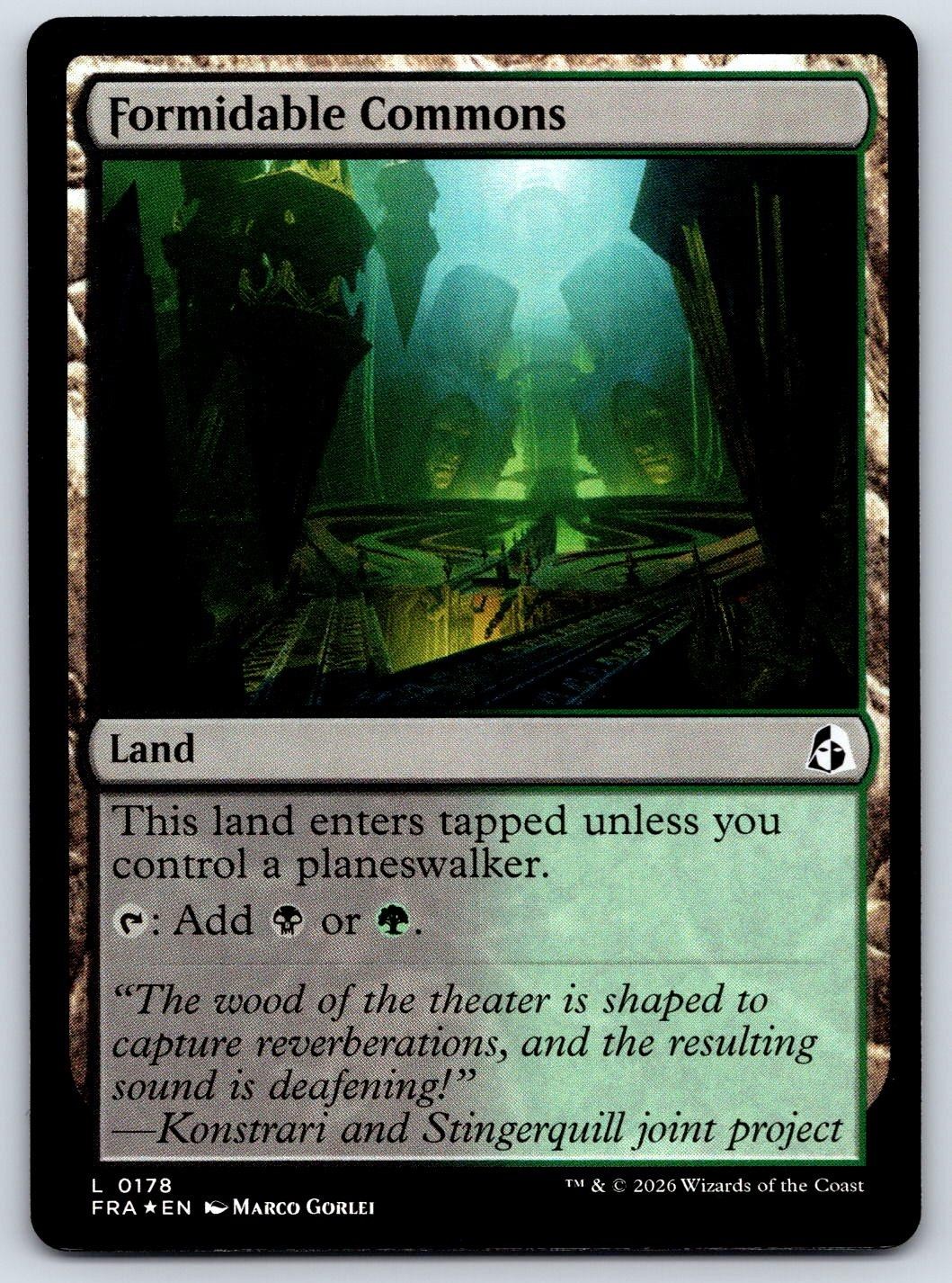 Formidable Commons 178 Land Reality Fracture Magic: The Gathering Foil Near Mint