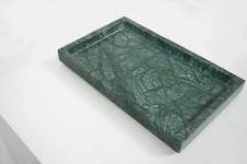 Large Rectangular Marble Tray   Natural Stone Bathroom  Kitchen Organizer tray