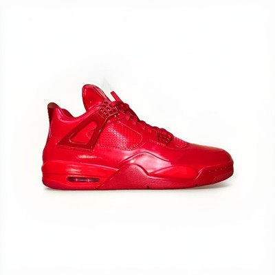 Nike Air Jordan 11Lab4 Red Patent Leather Basketball Shoes Mens Size 12