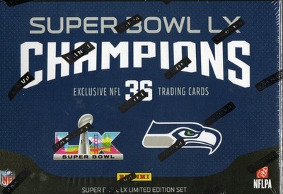 2025 Panini Seattle Seahawks Super Bowl LX Champions Factory Sealed Box. No.18