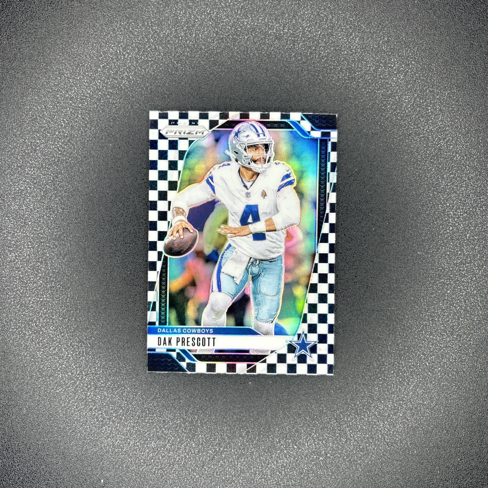 2024 Panini Prizm DAK PRESCOTT Black & White Checkerboard SP #73 Cowboys