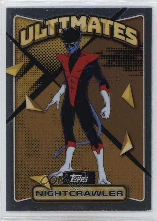 2025 Topps Finest X-Men '97 Rare Gold Nightcrawler #77 8d2