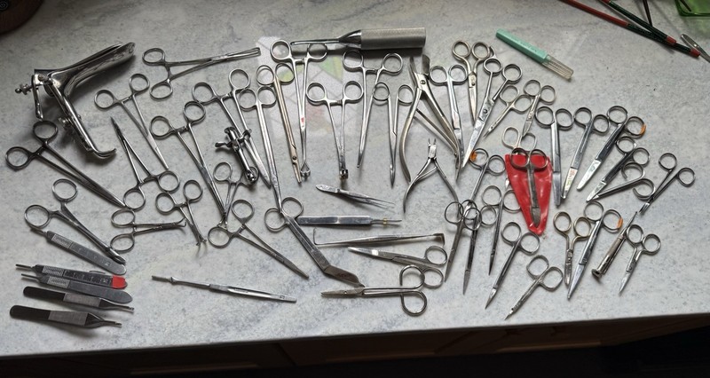 Lot Of Vintage Medical Tools